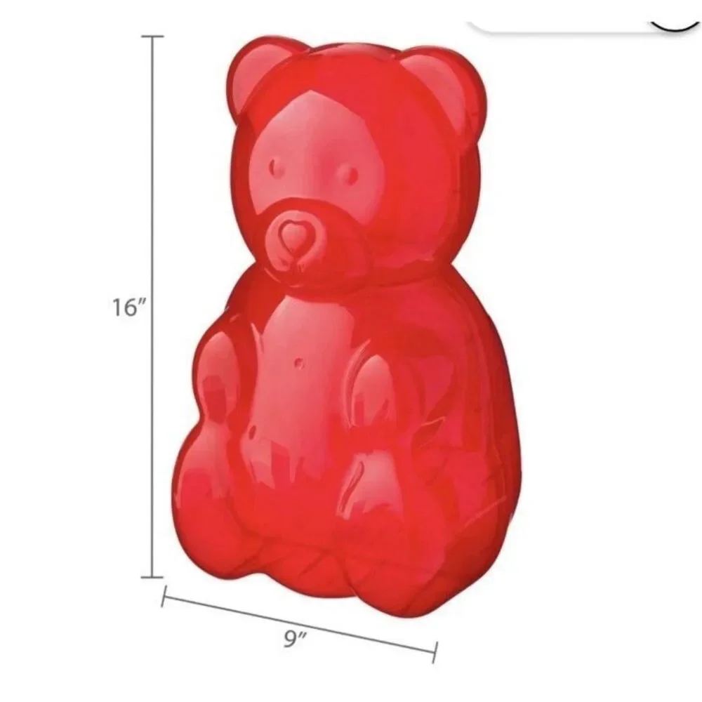Gummy Bear Plastic Gift Container Clear 16 Inch Large Gift Storage Party‎ BAby